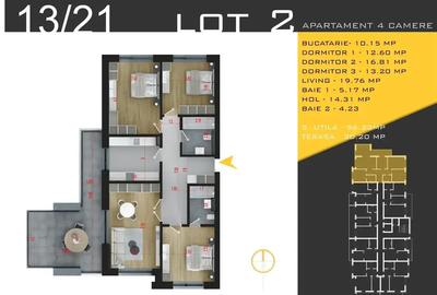 Bloc Nou Apartament 4 Camere Decomandat cu Terasa | Dezvoltator - 4