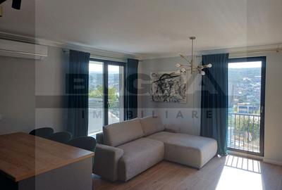 Apartament cu 2 camere semidecomandat, mobilat în Zorilor