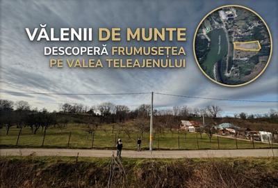Teren intravilan  Vălenii de Munte – 9.123 mp | Deschidere 45 ml | Lângă râul Te - 1