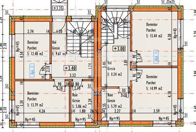 Casa cu 4 camere, terasa mare, constructie noua, zona Dambul Rotund - 12