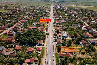 Teren ultracentral in Moșnița Nouă | 1267 mp | Vad comercial excelent - 2