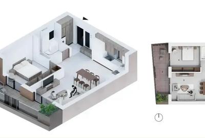 2 Camere Premium | Zona Decebal | Finisaje de Lux - 12