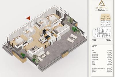 Apartament 4 Camere Premium cu Finisaje de Lux Comision 0% - 3