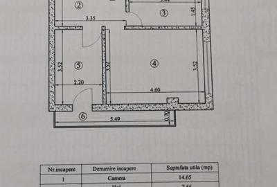 Etaj 2-Moara de Vant-2 Camere Decomandat 55mp-bloc 2017 - 6