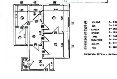 Apartament 3 camere -Cismigiu | Creditabil - 1