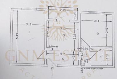 2 Camere Et.7/8 Decomandat An constructie 1986 Metrou Lujerului - 10