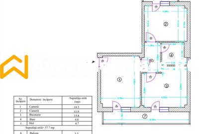 Trapezului | 2 Camere | Metrou 12min | Centrala | Parcare | 2Balcoane - 12