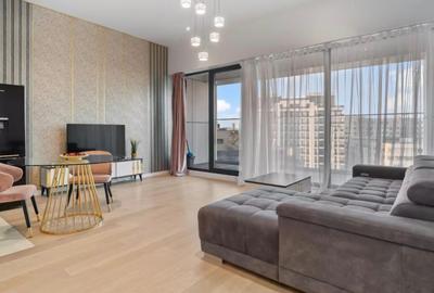 Apartament cu 2 camere decomandat, mobilat în Barbu Văcărescu