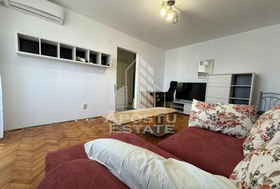 Apartament cu 2 camere semidecomandat, mobilat în Ultracentral