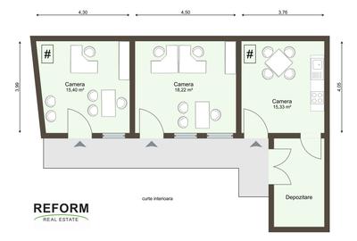 De vânzare – Casă ultracentrală, Str Motilor | 3 camere - 3