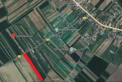 Teren 9923 mp Tărtășești, cu utilități și acces asfaltat - 1
