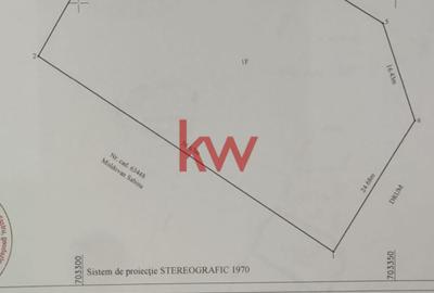 Teren impartit in 2 parcele, a cate 1800 mp fiecare, in Tomesti, curent si apa - 1