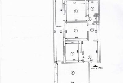Apartament 3 camere Frumoasa, etaj 1, ideal investitie - 1