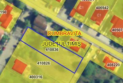 Teren intravilan cu 2 fronturi de vanzare in Dumbravita - 1