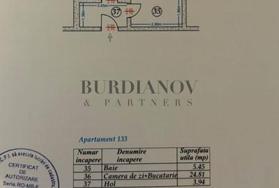 Garsonieră la mansardă - Dobroești - 34 mp utili - Centrală proprie - 6