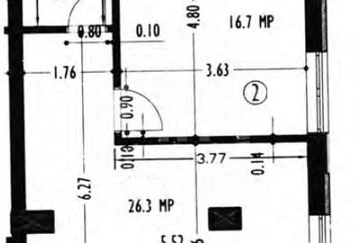 Apartament 2 camere, constructie cu CF, zona Marasti - 6