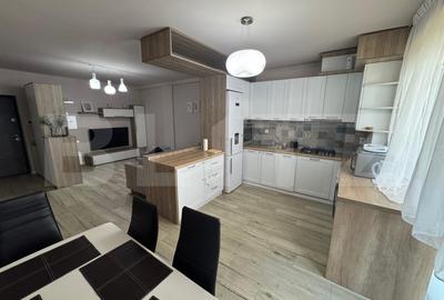 Apartament cu 2 camere semidecomandat, mobilat în Florești