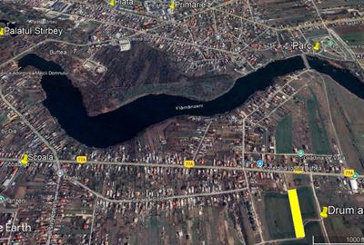 Teren intravilan 5192mp, 70m de asfalt/ apa/ canalizare/ gaz/ curent - 3