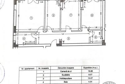 Apartament cu 3 camere decomandat si balcon mare - etaj 1 + Parcare + Boxa