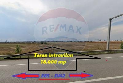 Teren intravilan 18.000 mp Nord Roman la E85 - 1