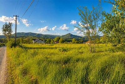 Teren intravilan panoramic, 5.750 mp, view munte, deschidere apreciabila, Ibanes - 5