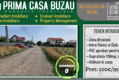 OPORTUNITATE DE INVESTITIE! ~ TEREN INTRAVILAN ~ ZONA BROSTENI ~ S=934MP ~