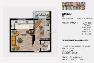 3 camere, 2 bai - Complex rezidential modern - confort, calitate si acces rapid - 8