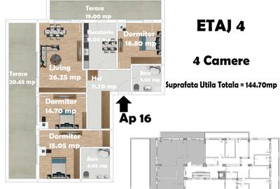 Ap 4 camere de lux * Decebal * Rond Alba Iulia * Direct Dezvoltator