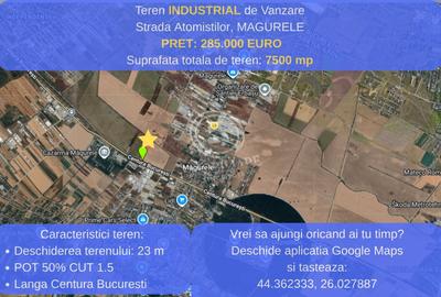 SUPER OCAZIE- Teren Industrial de Vanzare-Magurele - 1