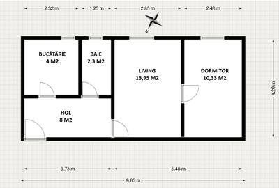 Apartament 2 camere de vanzare, Aleea Rosiorilor Sibiu - 7