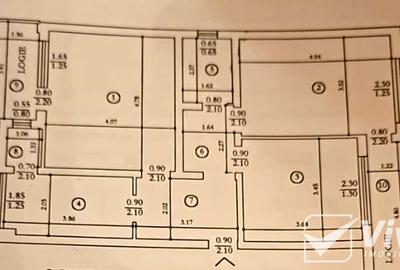 SUPERCOPOU ! Ap 3 camere D, etaj 2/4, 84 mp, 2 balcoane, bloc 1972 fara risc - 3