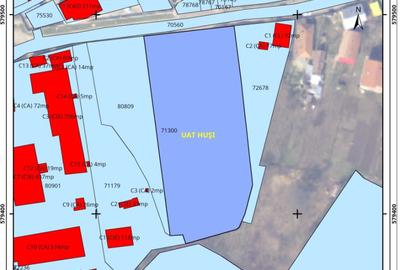 Teren intravilan categorie de folosinta curti constructii, Husi - 1