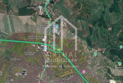 Teren imprejmuit de inchiriat in Sibiu, 2000 mp curent 380 V - 1