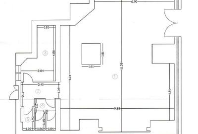 Spațiu comercial, 119 mp în Răcădău
