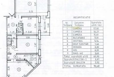 NICOLINA-CLOPOTARI, Apartament 3 camere decomandat, mobilat si utilat! - 1