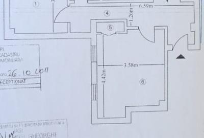 Apartament cu 2 camere decomandat în Palat