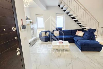 Penthouse cu 3 camere si 2 bai, mobilat si utilat in Giroc la asfalt. - 2