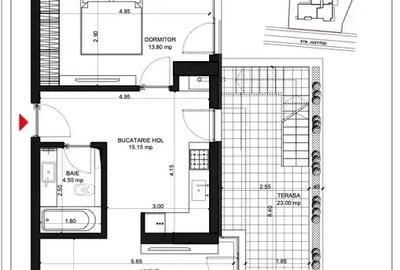 2 camere premium | Zona Unirii | Terasă proprie | 5 min Metrou - 12