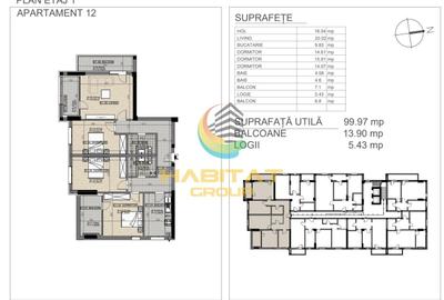 Apartament cu 4 camere decomandat în Brâncoveanu