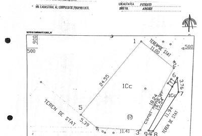 Teren intravilan S= 319 mp, Nord, Pitesti-idealimob.ro