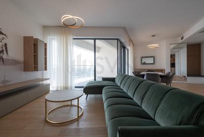 Apartament cu 4 camere decomandat, mobilat în Herăstrău