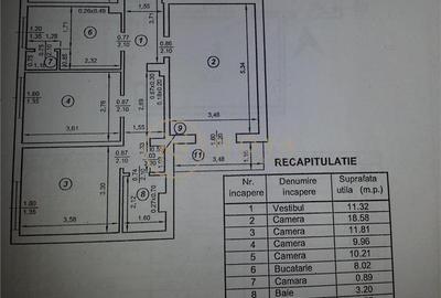 Apartament cu 4 camere 80 mp bloc reabilitat | zona Domenii Turda - 15