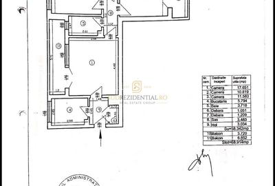 Apartament 3 camere semidecomandat, 2 balcoane, Bld Alexandru Obregia - 14