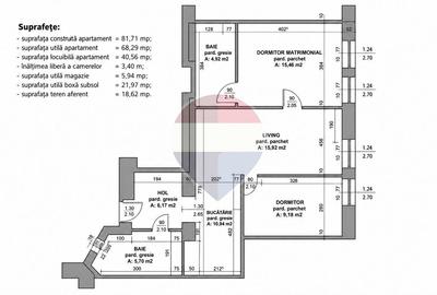 Palatul Vulturul Negru - apartament 3 camere, regim hotelier autorizat - 20