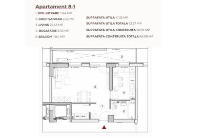 Garsonieră decomandată în Calea Severinului