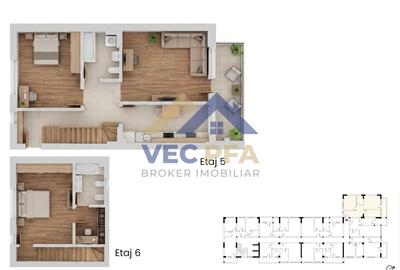 Apartamente 3 Camere și două unități tip Duplex Comision 0% - 3