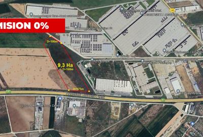 Teren intravilan industrial-logistic 93.000 mp / A1 km 23 / POT 60%, CUT 4,2 - 1
