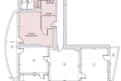 Universitate - Batistei | Spatiu 135 mp | Bloc 2000 | Terasa | Metrou - 7
