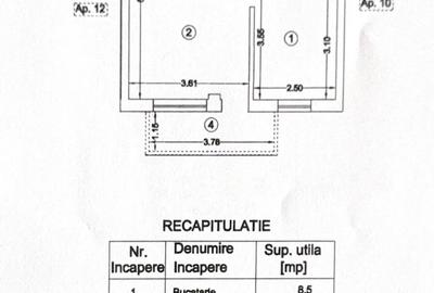 Apartament nou  2 camere | 36 mp |  Bucium – Vișani | - 9