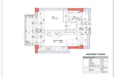 Apartament 2 camere | Strada Maramures | 50m Parcul Unirii | Proiect nou | - 2